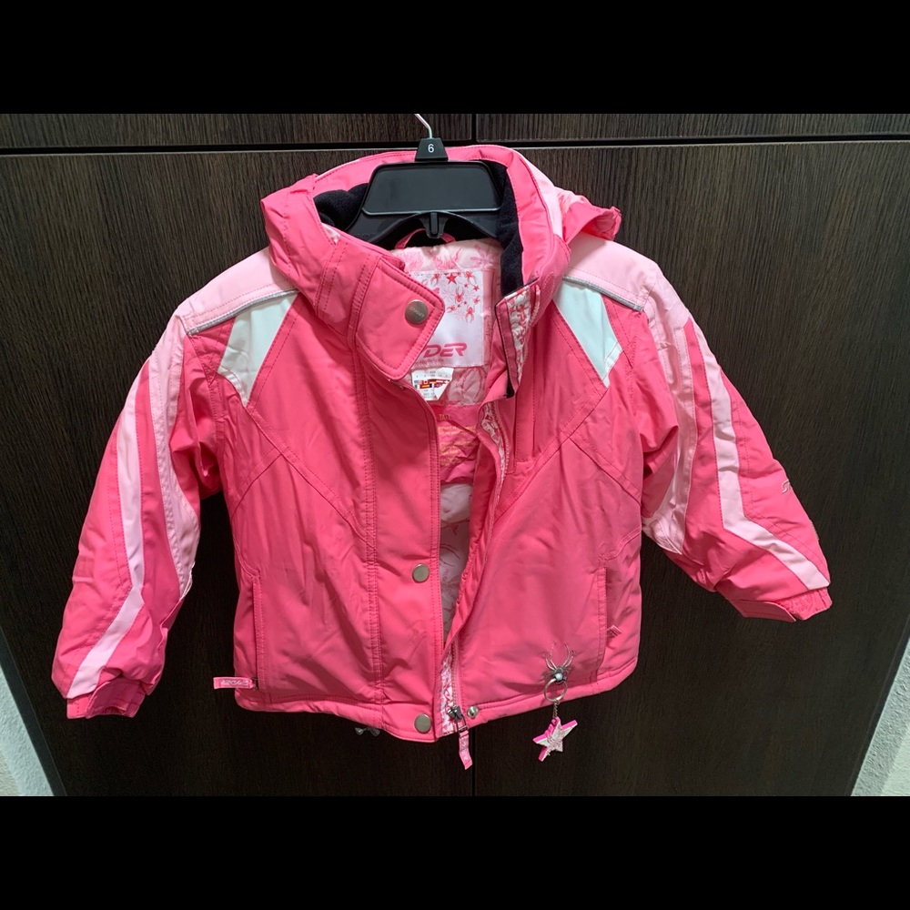 Kids Pink Spyder jacket